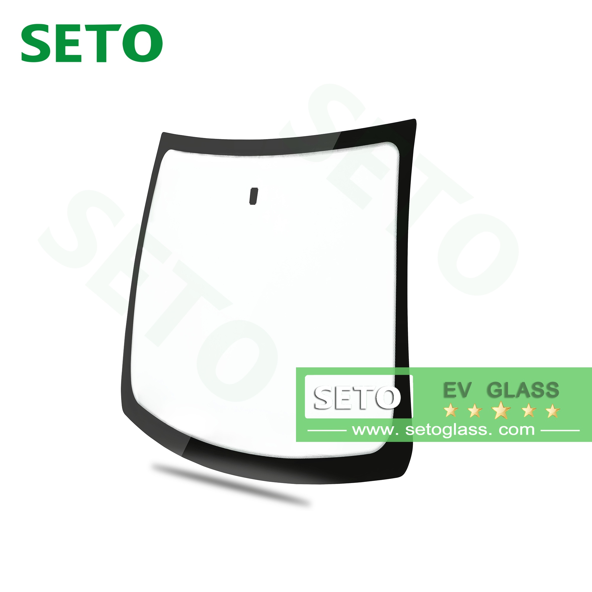 กระจกหน้าจอกระจกโค้งที่โค้งมน