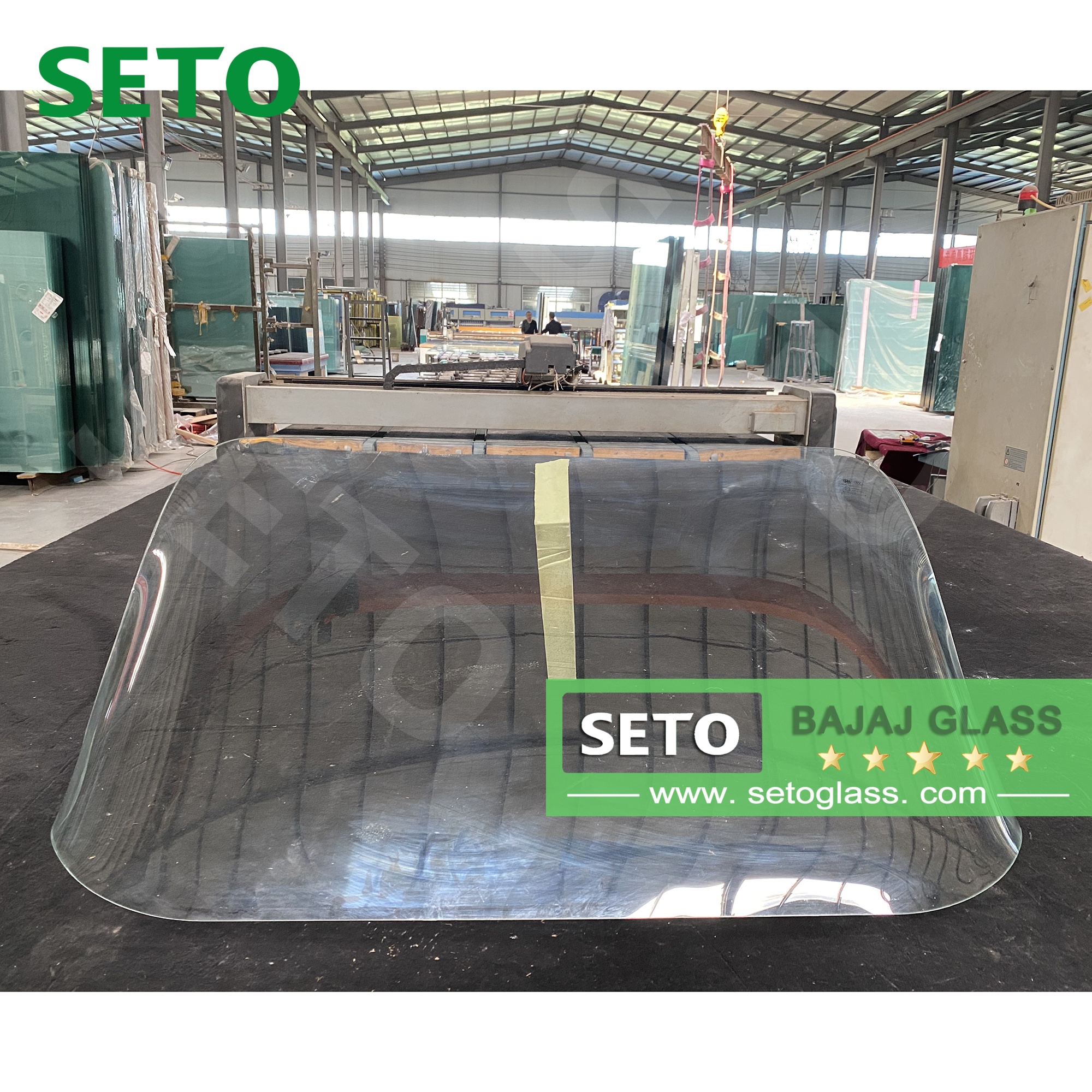 Bajaj Auto Rickshaw ส่วน Bajaj RE 205 สามล้อหน้ากระจกหน้ากระจกกระจกหน้ารถ 