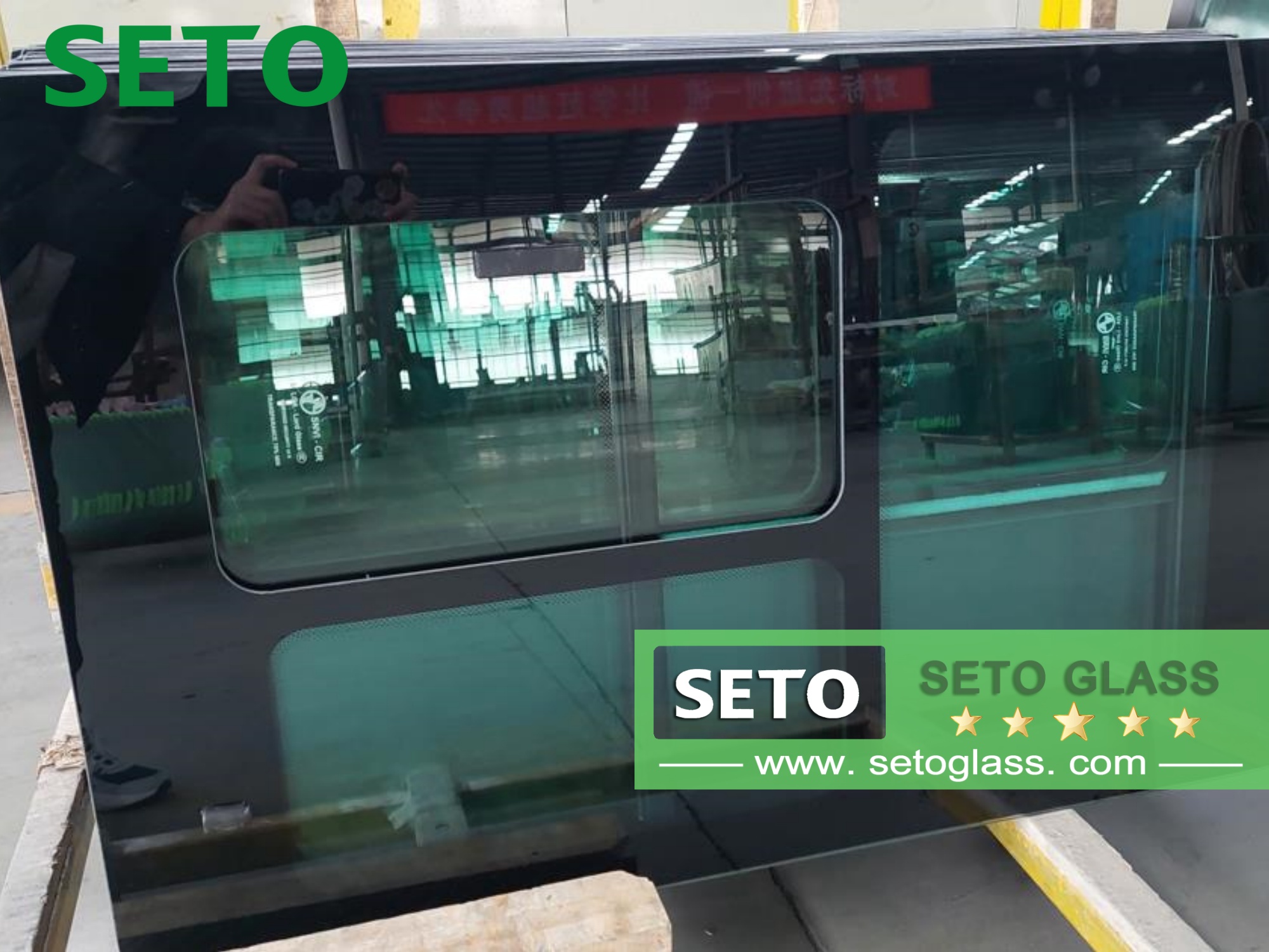 Seto Factory พัฒนากระจกบานเลื่อนสำหรับรถบัสแอฟริกา