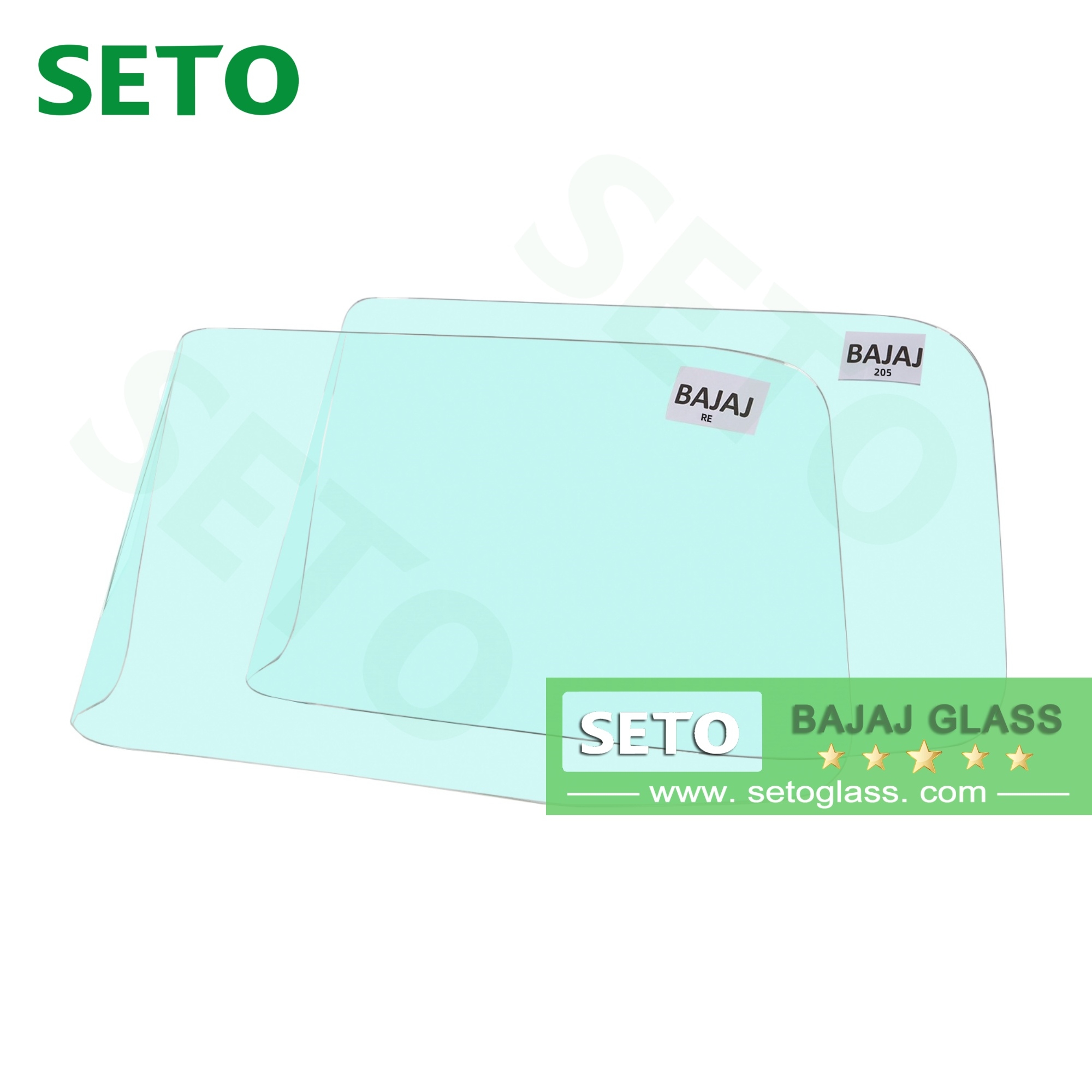 Bajaj RE 225 ส่วนของร่างกายสามส่วน Bajaj Pulsa กระจกกระจกหน้ารถอัตโนมัติ