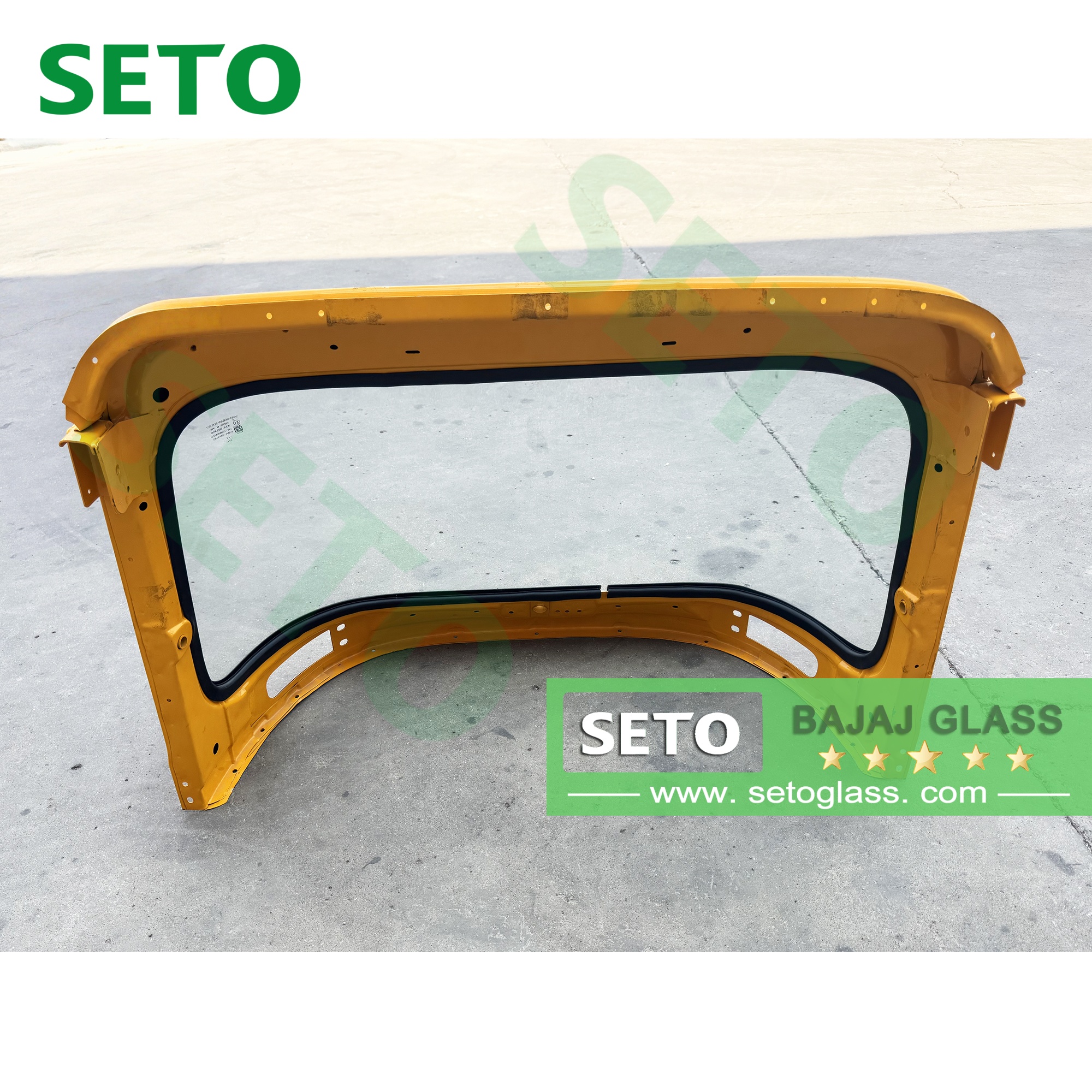 Moto Bajaj Glass Bajaj Re 205/225 อะไหล่กระจกหน้ากระจกหน้ารถกระจกหน้ากระจก